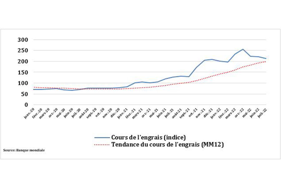 DPPSE - POURSUITE DE LA BAISSE DU COURS DE L’ENGRAIS